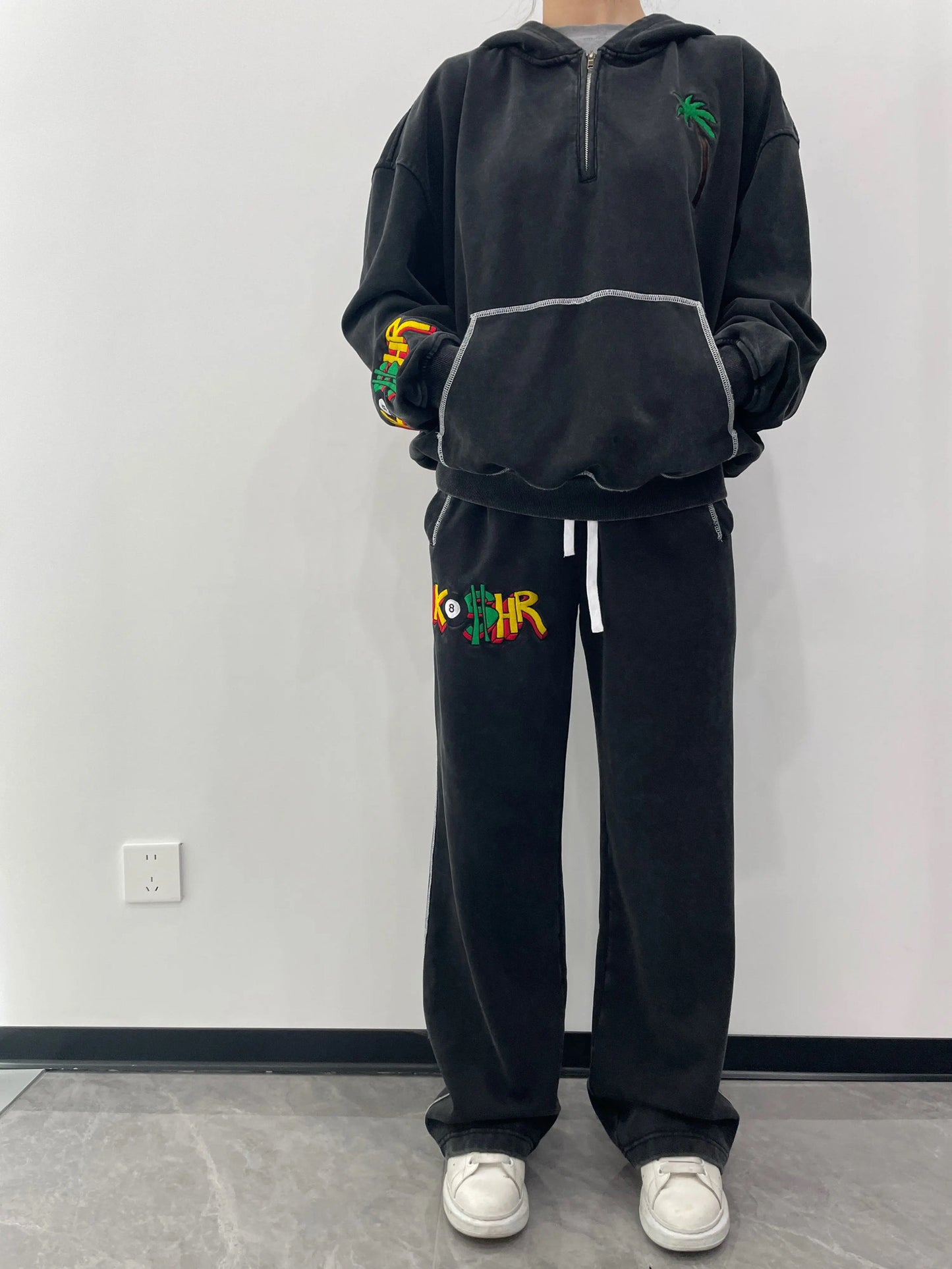 KALM KOOL KOLLECTED CHARCOAL SWEATSUIT