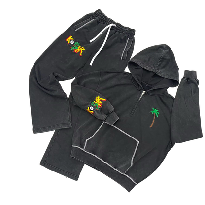 KALM KOOL KOLLECTED CHARCOAL SWEATSUIT