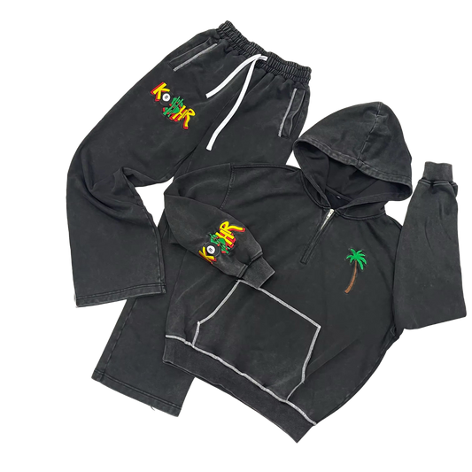 KALM KOOL KOLLECTED CHARCOAL SWEATSUIT