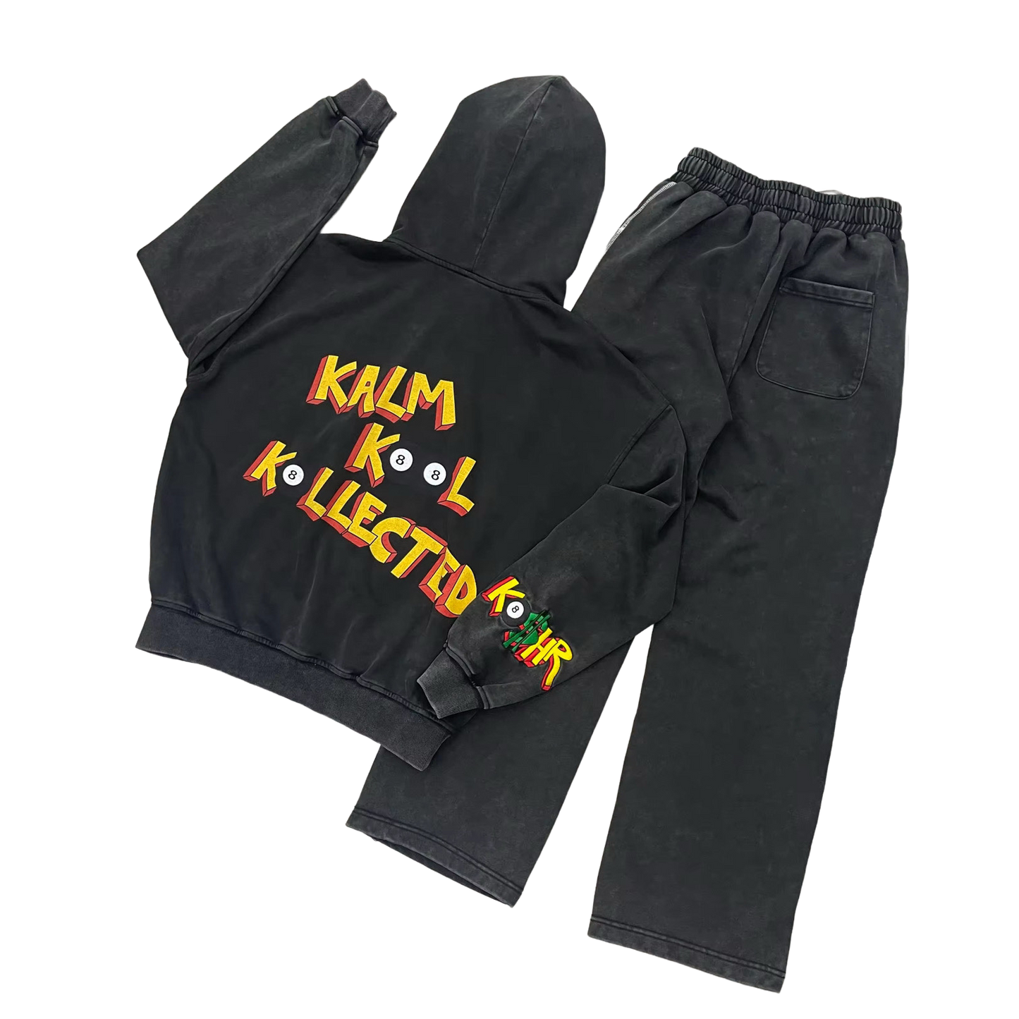 KALM KOOL KOLLECTED CHARCOAL SWEATSUIT