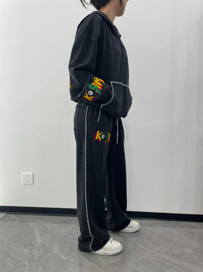 KALM KOOL KOLLECTED CHARCOAL SWEATSUIT